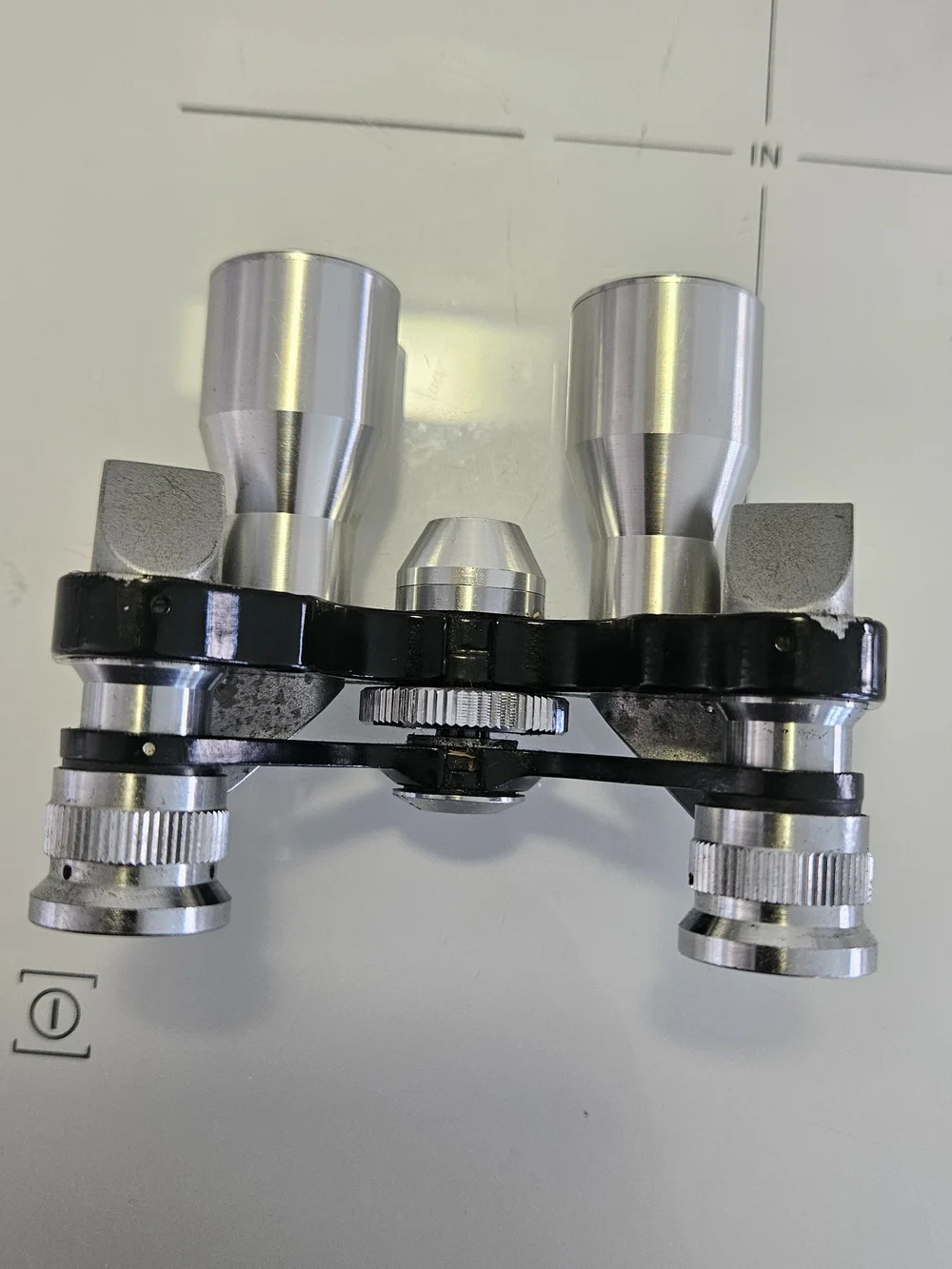 8x20 Compact Binoculars - Silver & Black